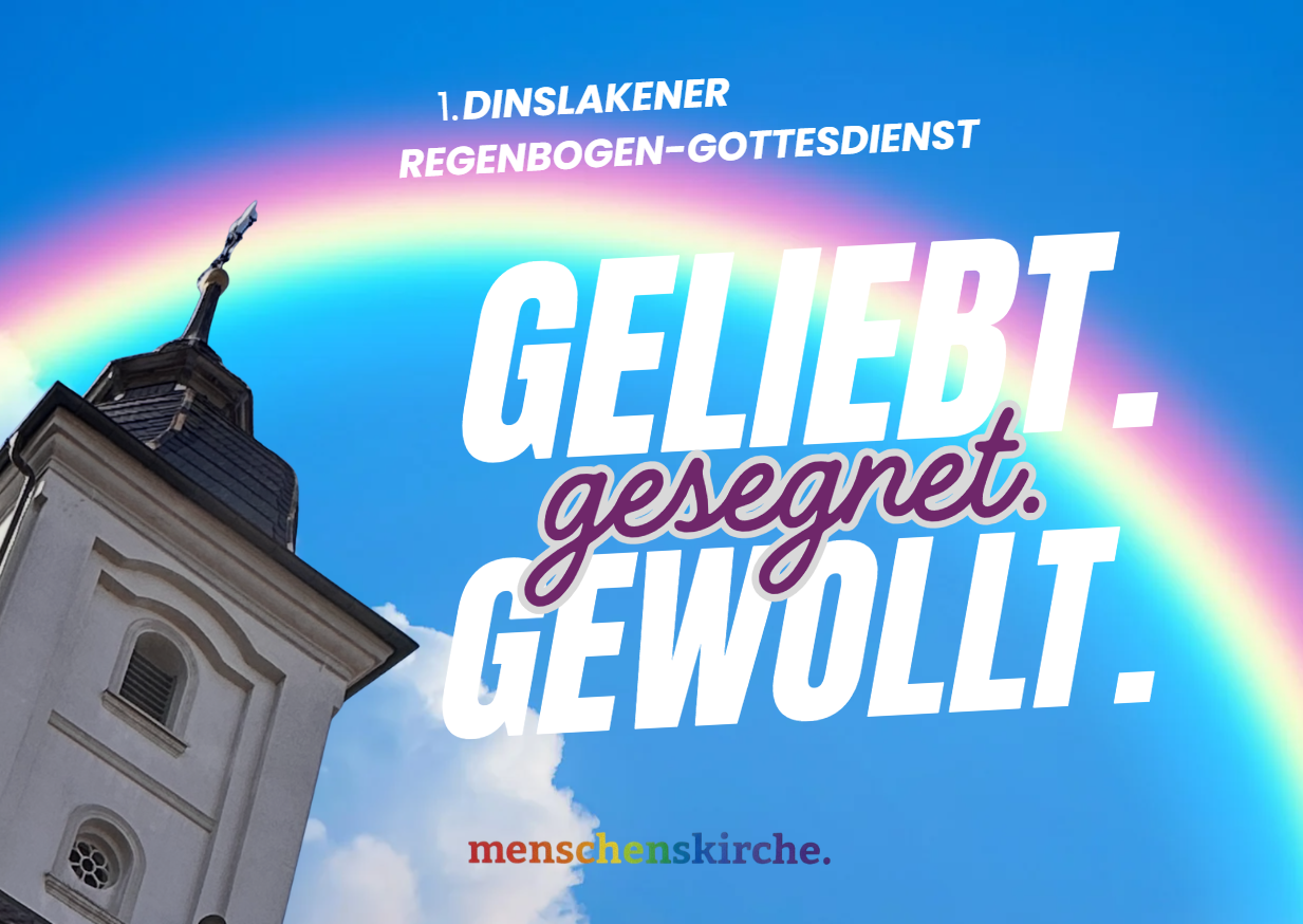 1. Dinslakener Regenbogen-Gottesdienst – von queeren Menschen, für alle